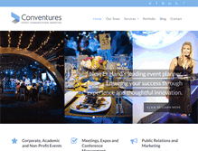 Tablet Screenshot of conventures.com